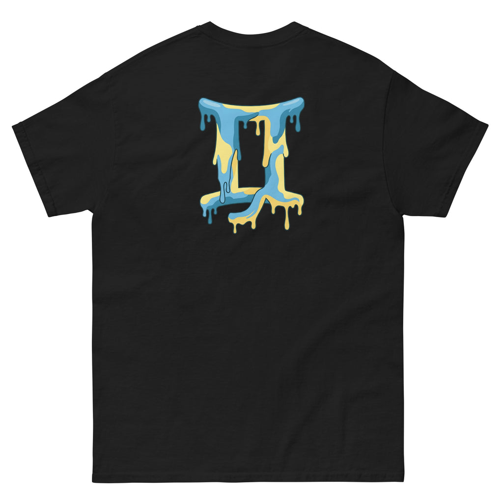 T-shirt zodiacale Gemelli retro streetwear Eclipse Lab.