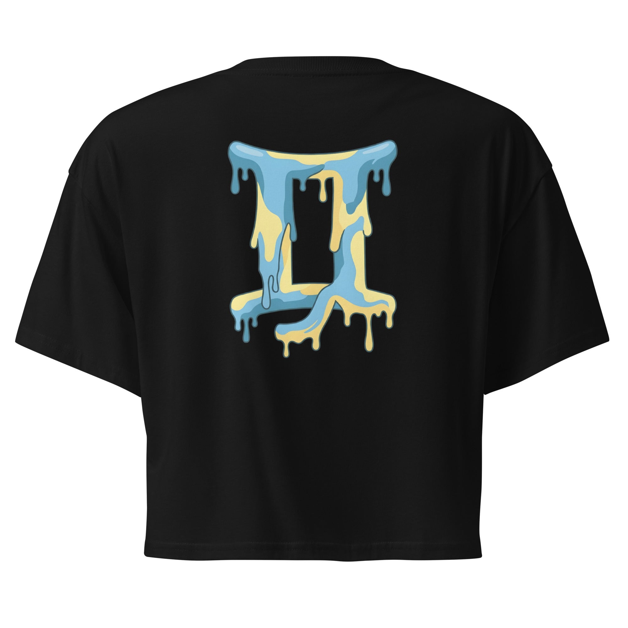 Crop top zodiacale Gemelli retro streetwear Eclipse Lab.