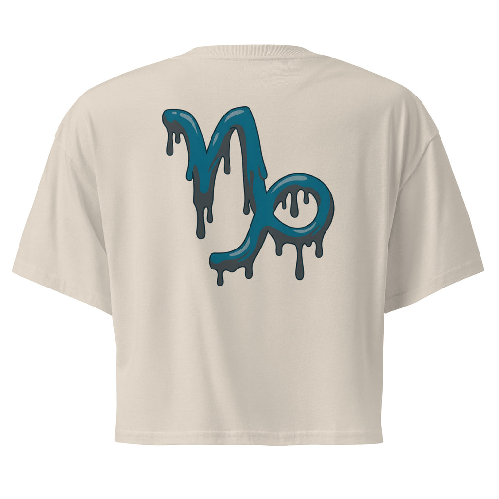 Crop top zodiacale Capricorno retro streetwear Eclipse Lab.