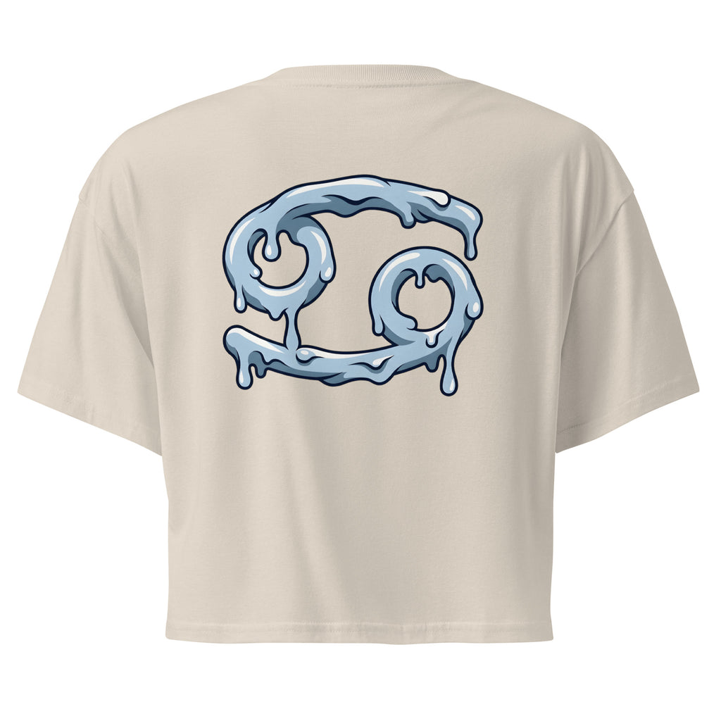 Crop top zodiacale Cancro retro streetwear Eclipse Lab.