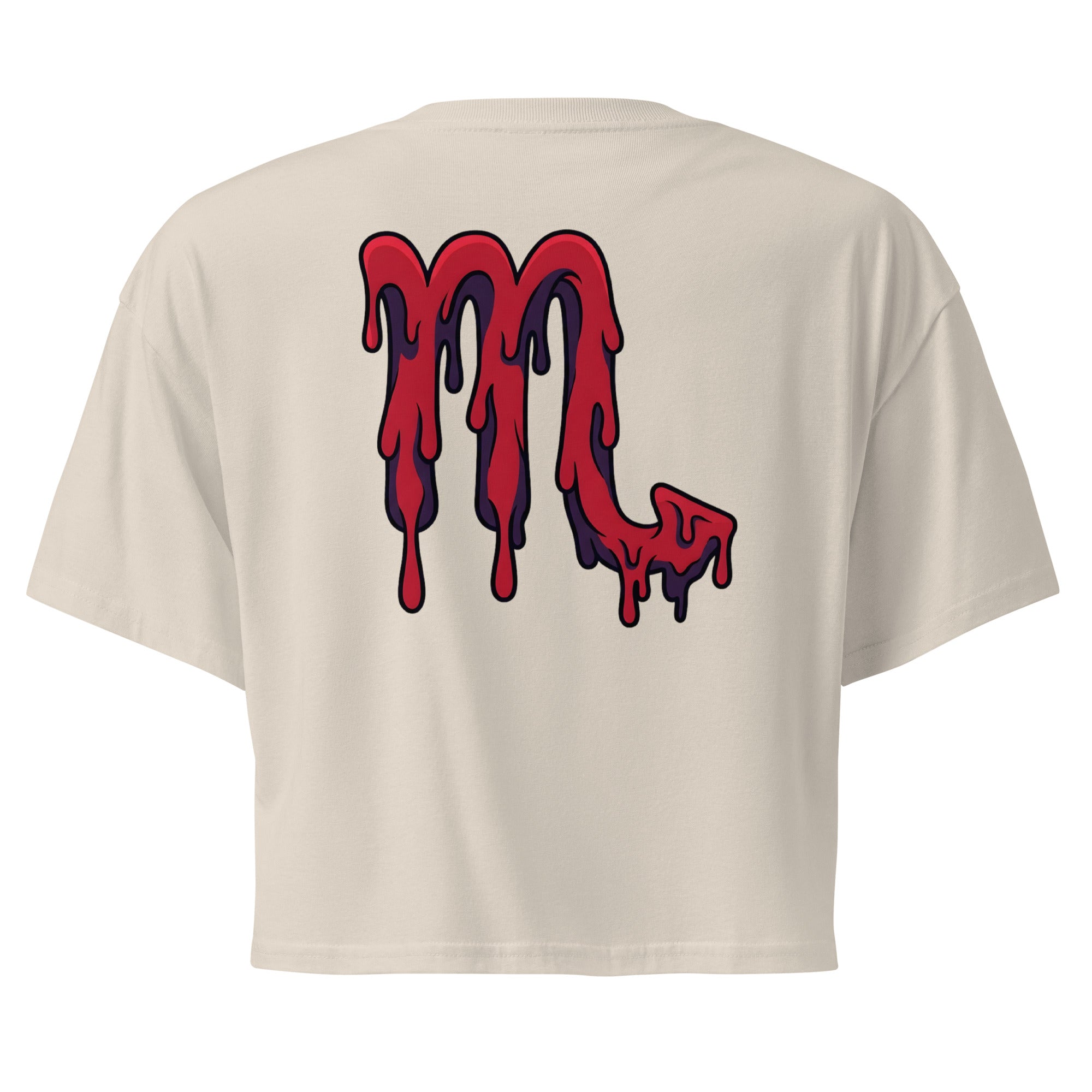 Crop top zodiacale Scorpione retro streetwear Eclipse Lab.