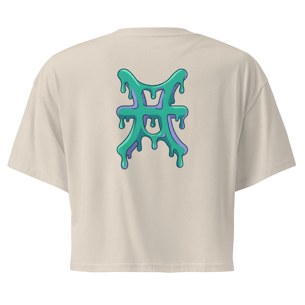 Crop top zodiacale Pesci retro streetwear Eclipse Lab.