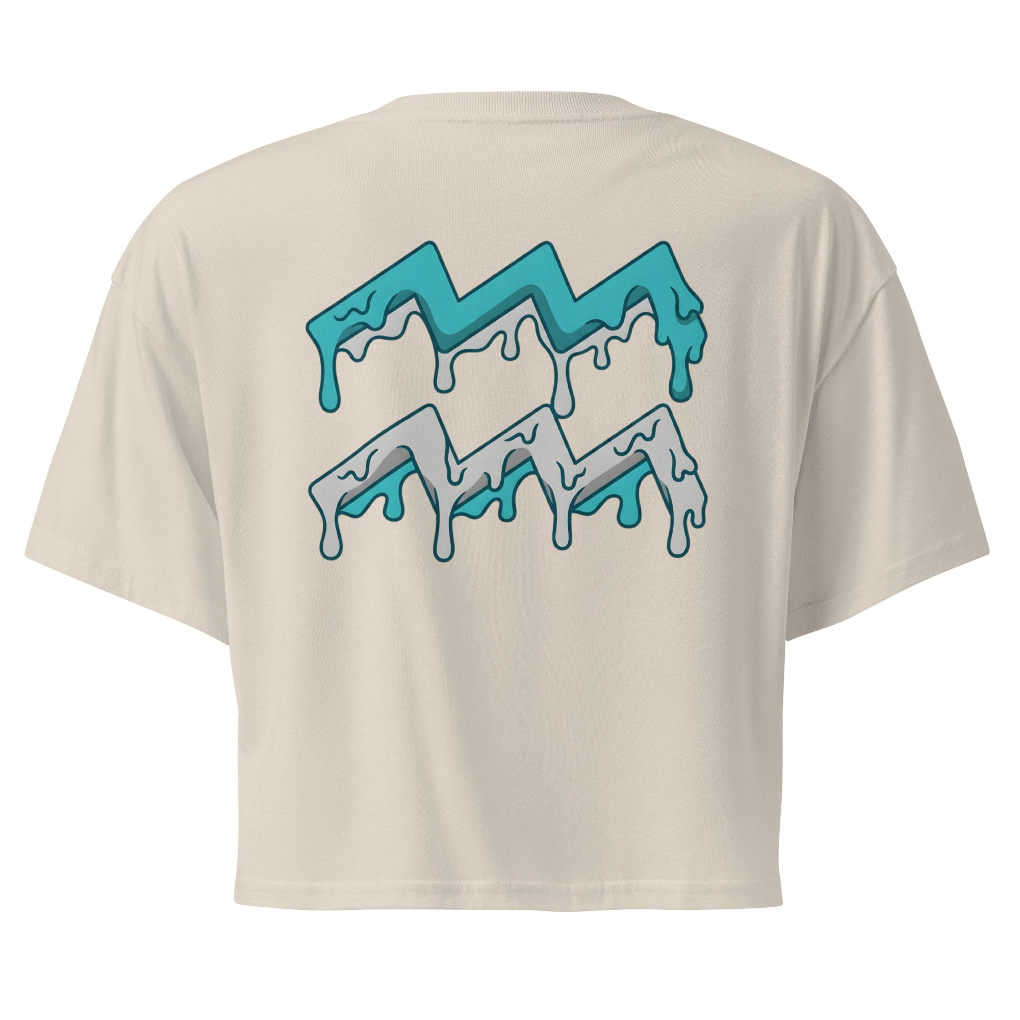 Crop top zodiacale Acquario retro streetwear Eclipse Lab.