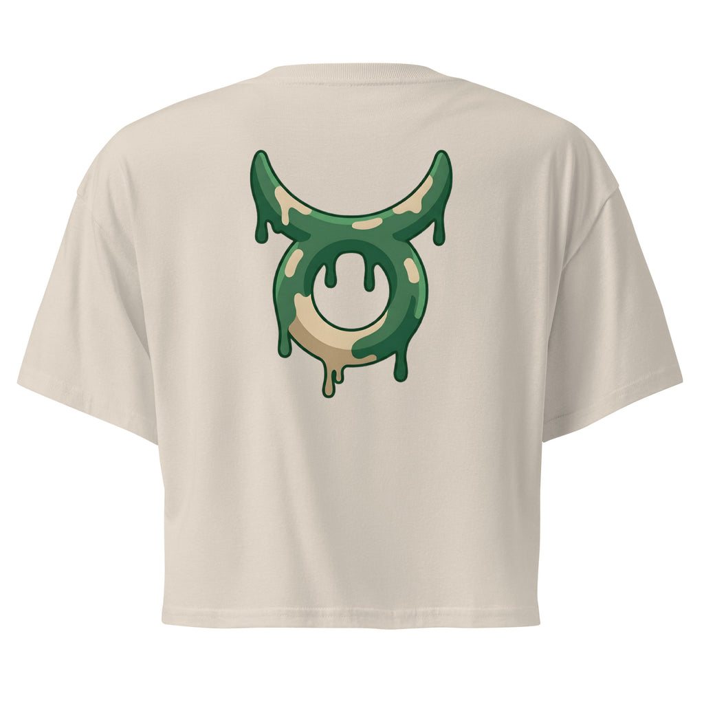 Crop top zodiacale Toro retro streetwear Eclipse Lab.