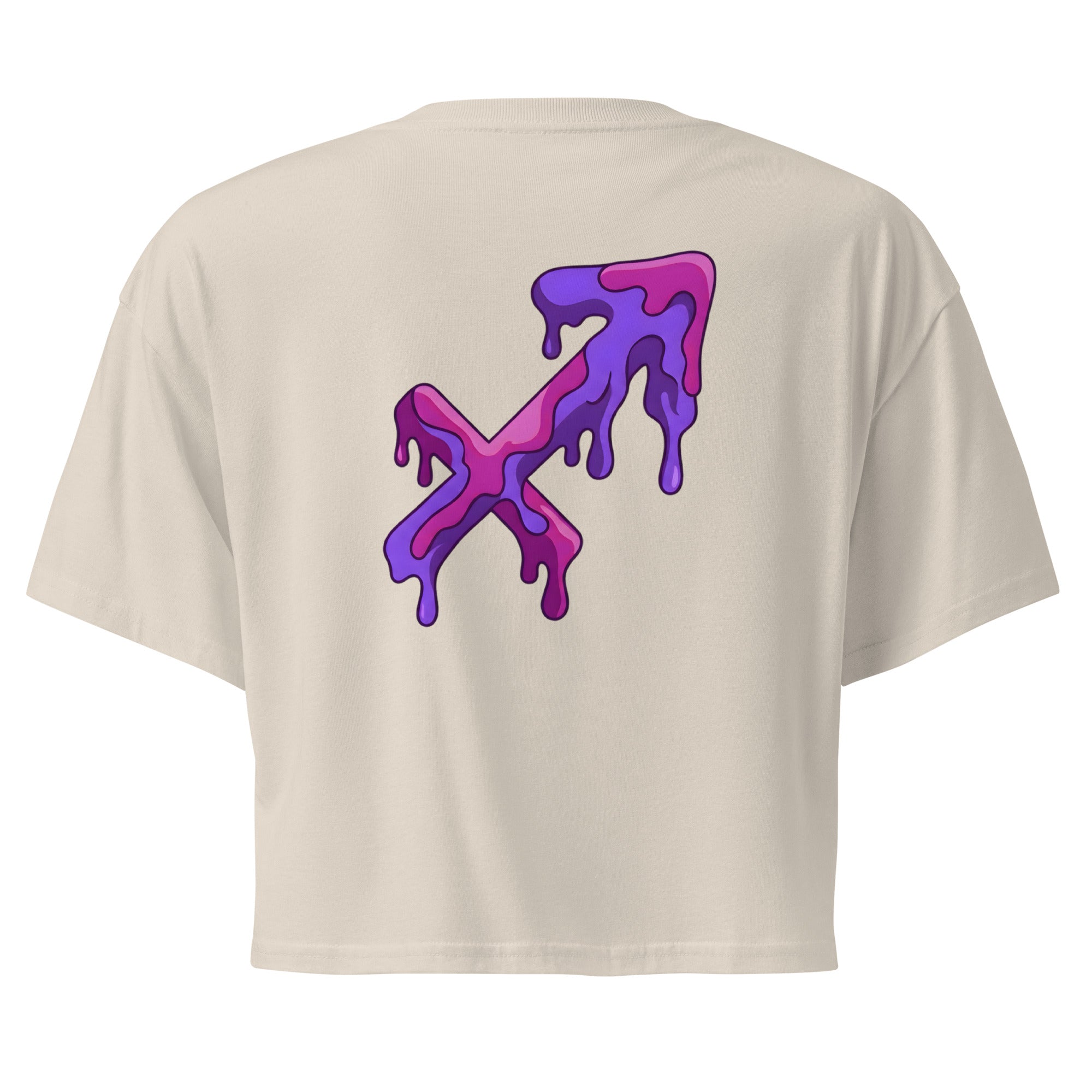 Crop top zodiacale Sagittario retro streetwear Eclipse Lab.