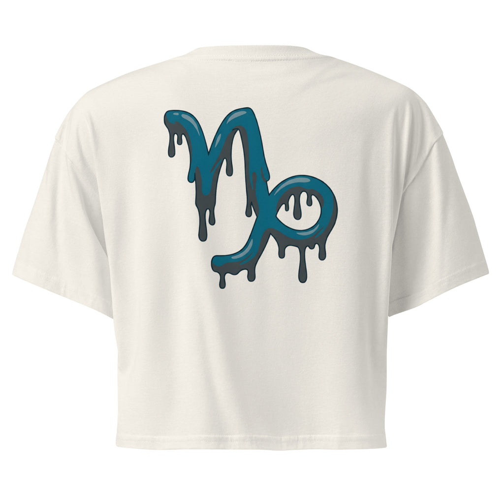 Crop top zodiacale Capricorno retro streetwear Eclipse Lab.