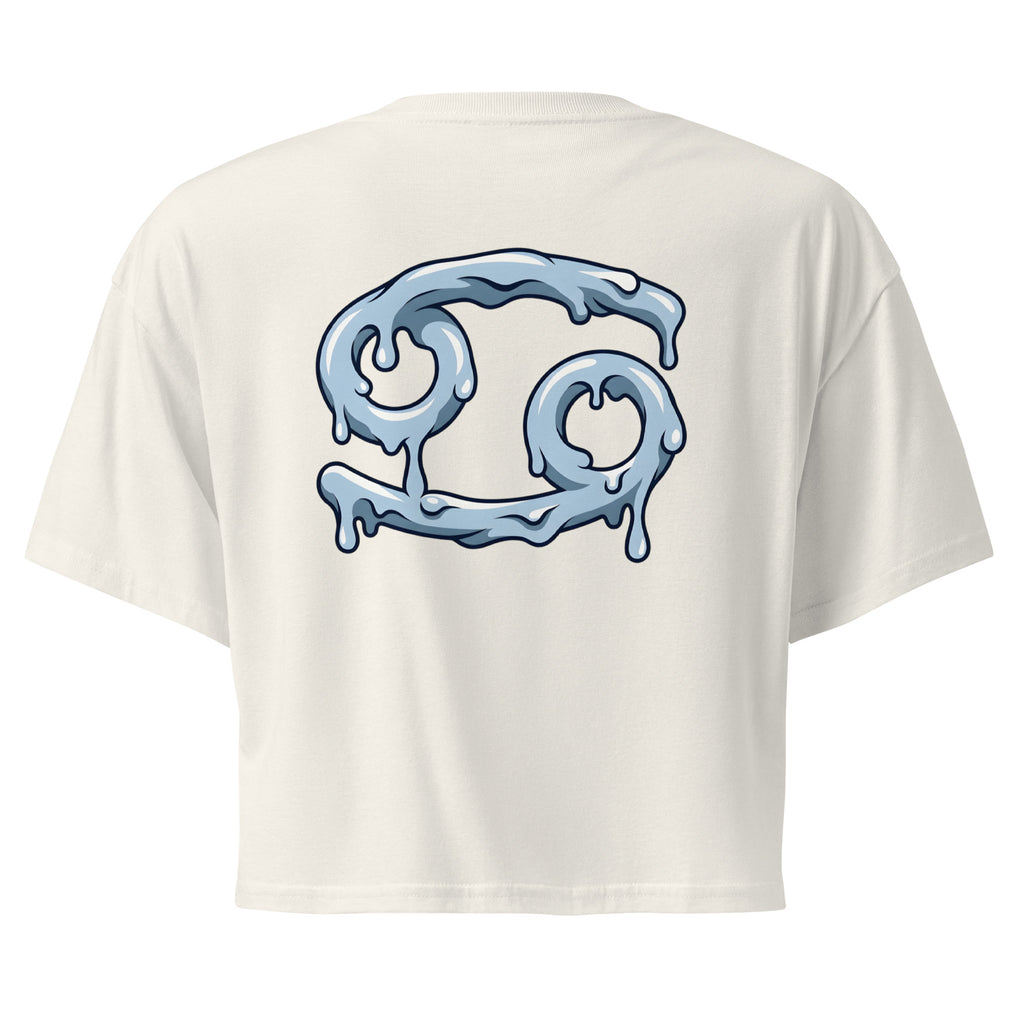 Crop top zodiacale Cancro retro streetwear Eclipse Lab.