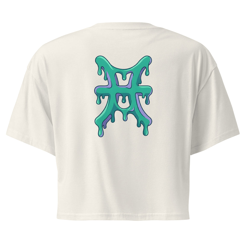 Crop top zodiacale Pesci retro streetwear Eclipse Lab.