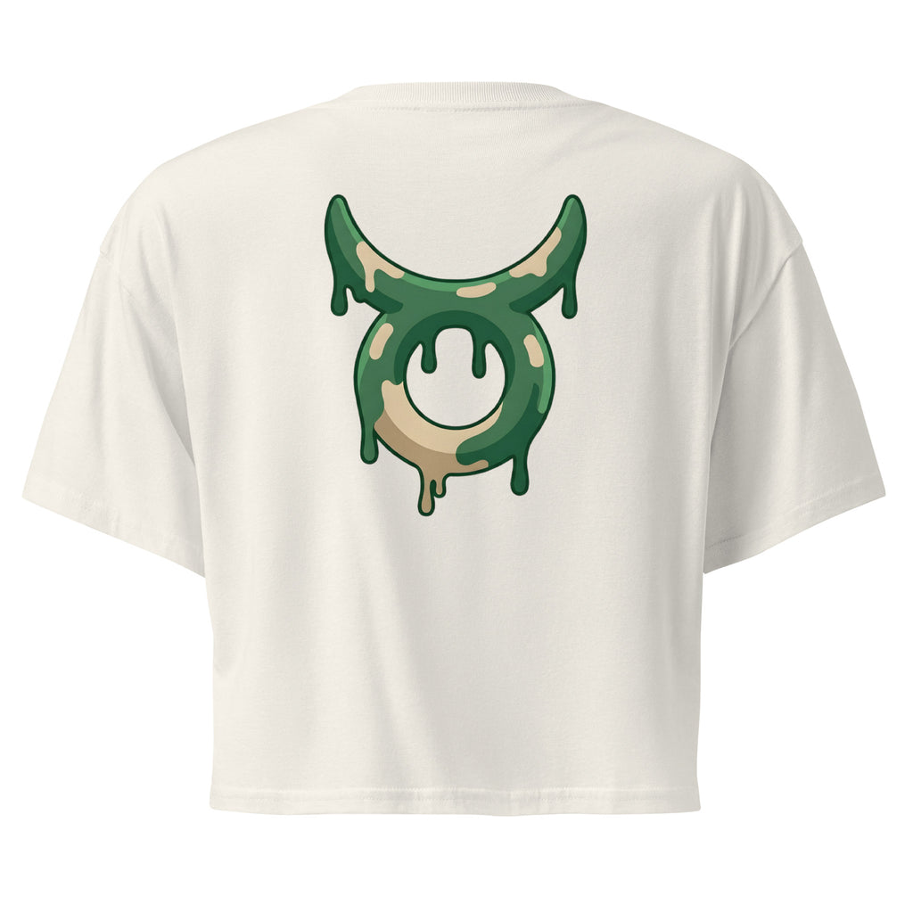 Crop top zodiacale Toro retro streetwear Eclipse Lab.