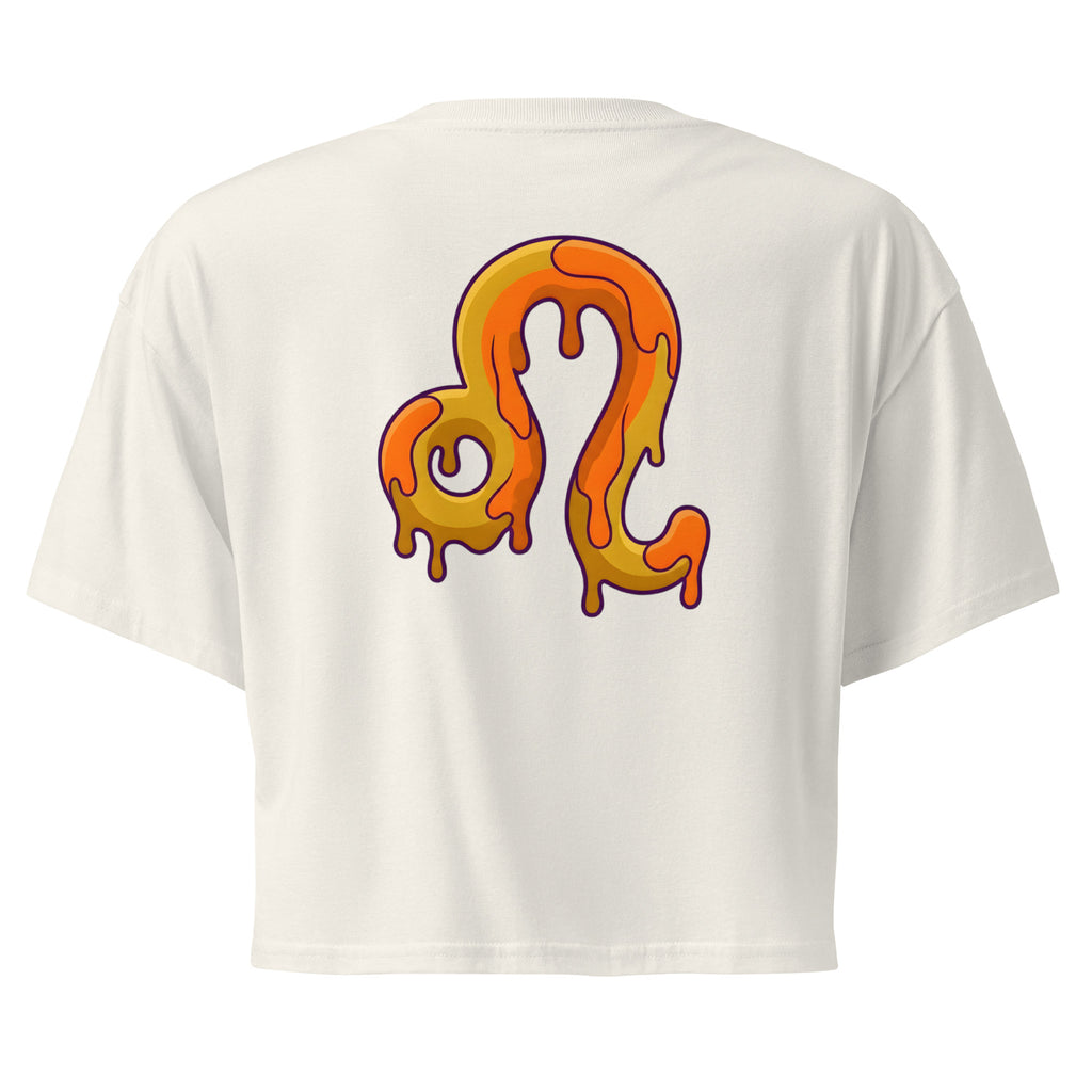 Crop top zodiacale Leone retro streetwear Eclipse Lab.