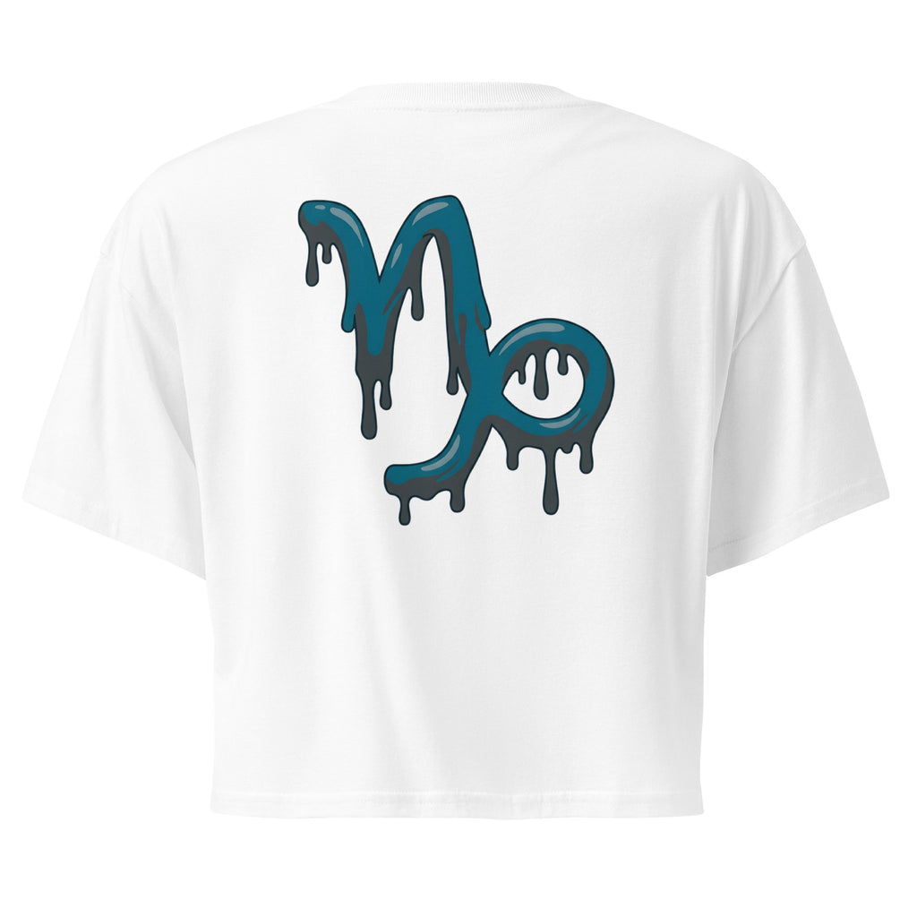Crop top zodiacale Capricorno retro streetwear Eclipse Lab.