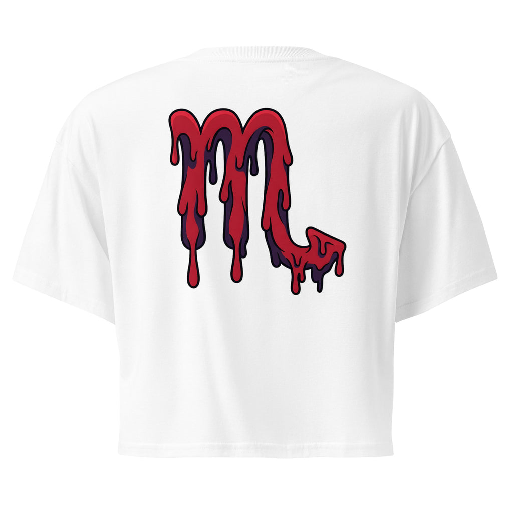 Crop top zodiacale Scorpione retro streetwear Eclipse Lab.