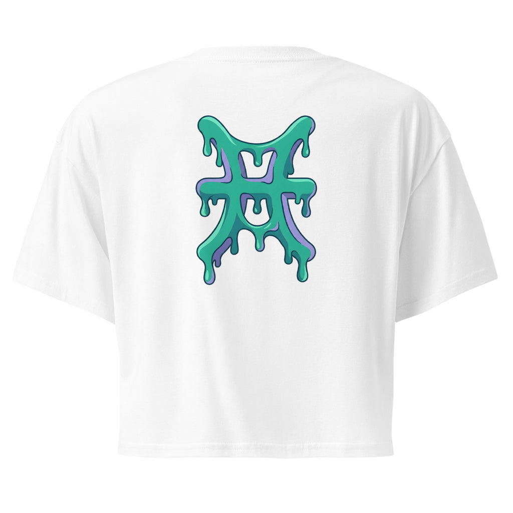 Crop top zodiacale Pesci retro streetwear Eclipse Lab.