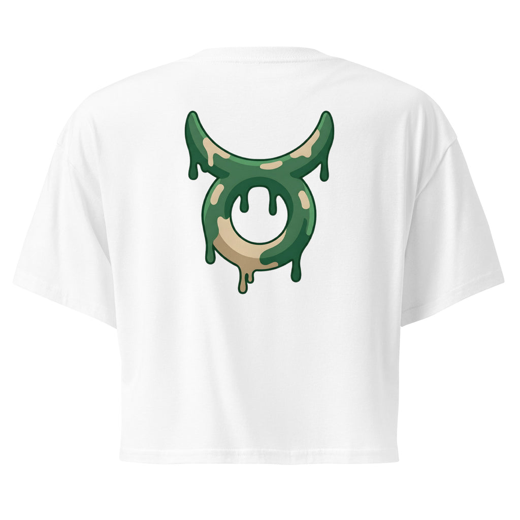 Crop top zodiacale Toro retro streetwear Eclipse Lab.