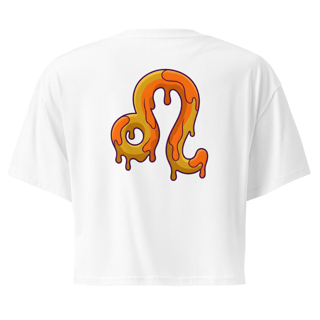 Crop top zodiacale Leone retro streetwear Eclipse Lab.