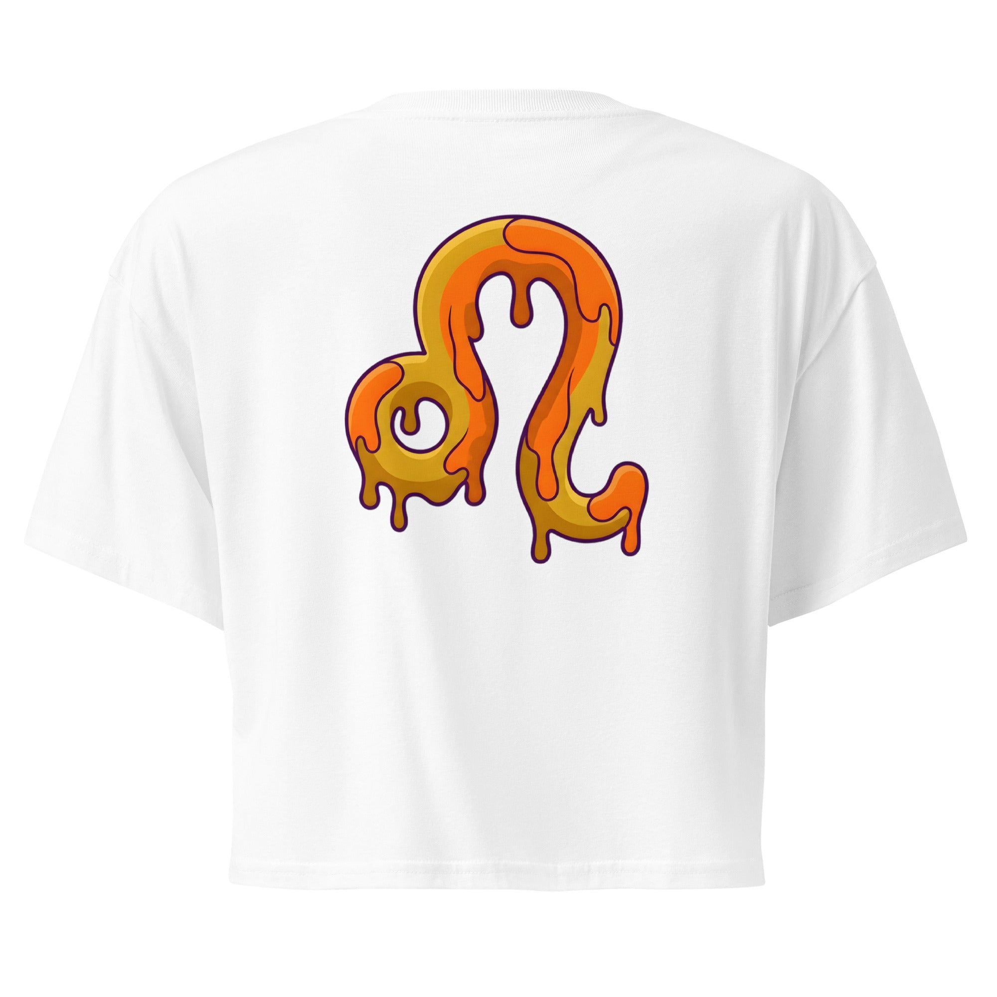 Crop top zodiacale Leone retro streetwear Eclipse Lab.